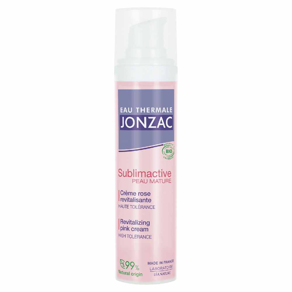 Eau thermale Jonzac Sublimatrice mature skin Revitalising organic rose cream 40ml