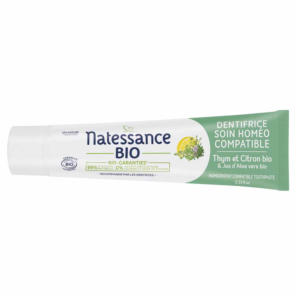 Natessance Homeopathic-compatible care toothpaste 75 ml