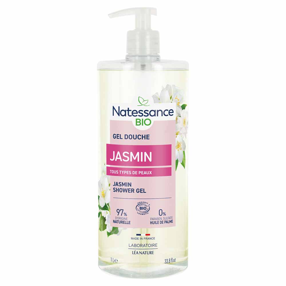 Natessance Shower Floral jasmine organic shower gel 1 L