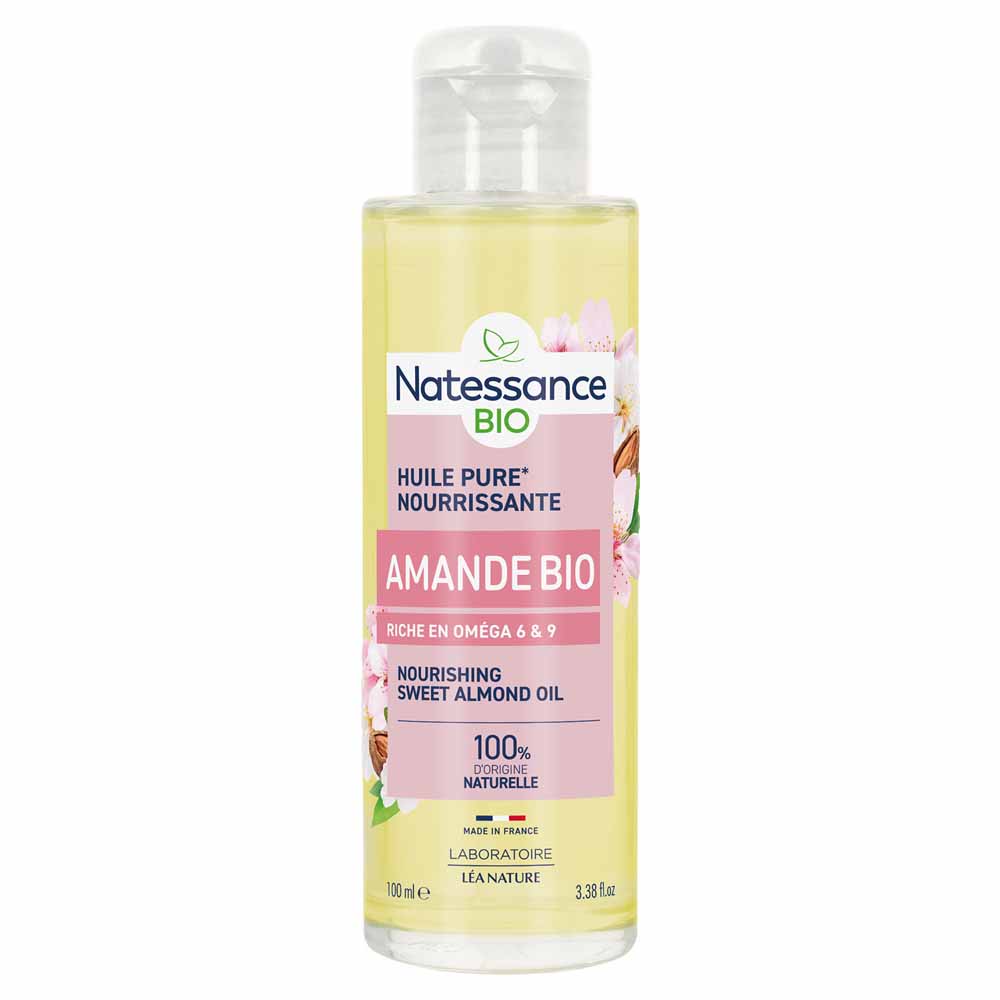 Natessance Sweet almond organic pure oil 100 ml