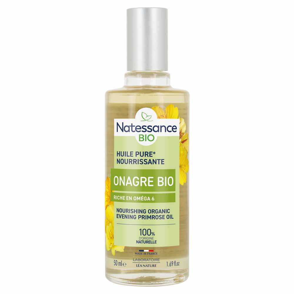 Natessance Evening Primrose Organic Oil Pure Soothing 50ml