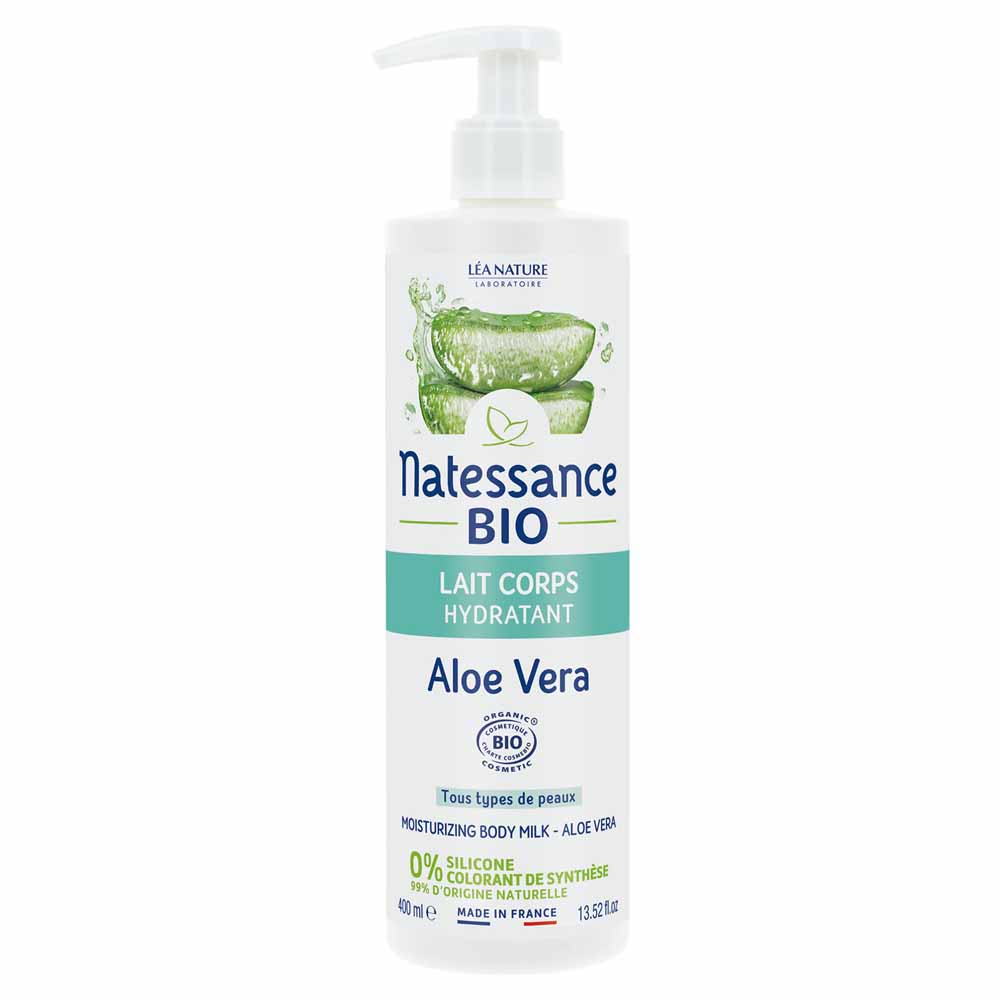 Natessance Aloe vera organic hydrating body milk 400 ml