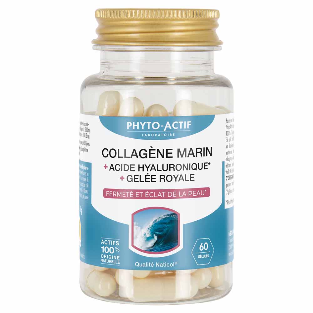 Phyto-Actif Marine collagen with hyaluronic acid and royal jelly 60 capsules