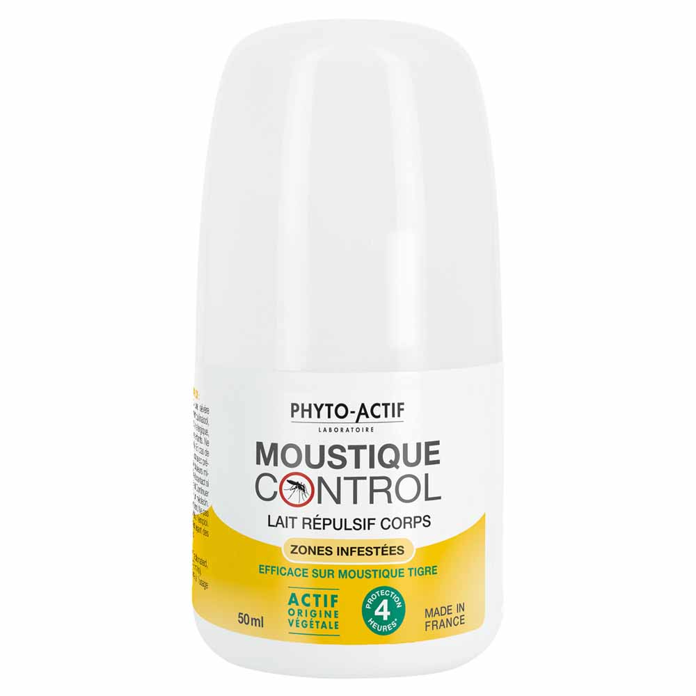 Phyto-Actif Mosquito Control Roll-on mosquito repellent lotion areas with mosquito activity from 1 year old 50 ml