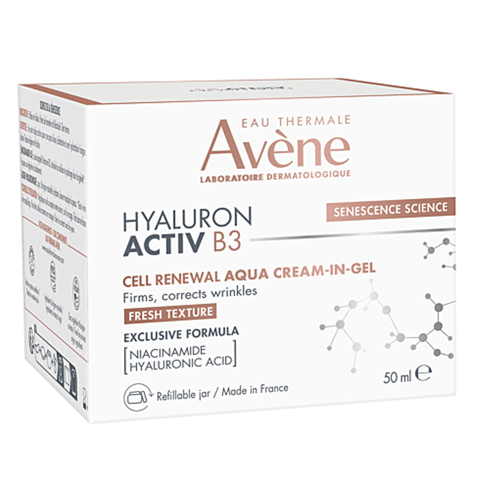 Avène Hyaluron Activ B3 Aqua Gel Cellular Regeneration Cream 50ml