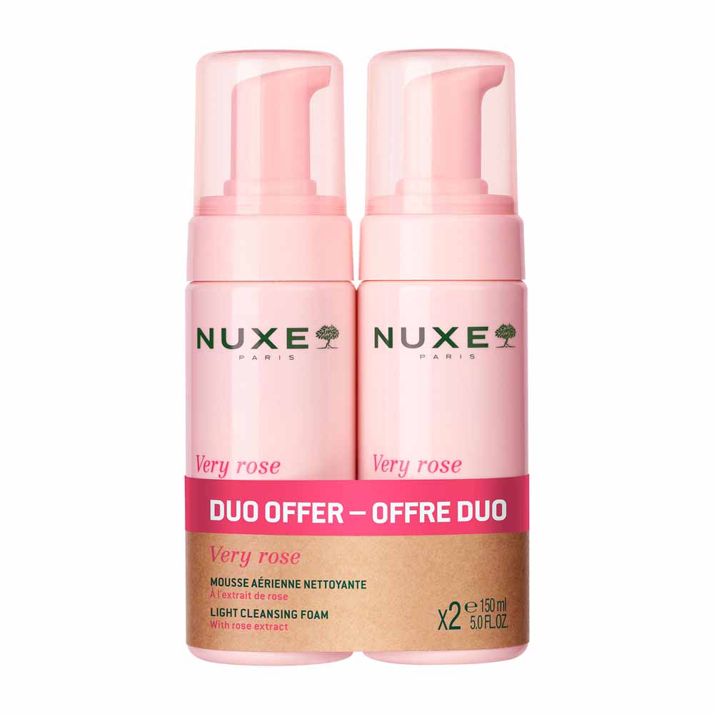 Nuxe Very rose Aerated cleansing foam 2 x 100 ml