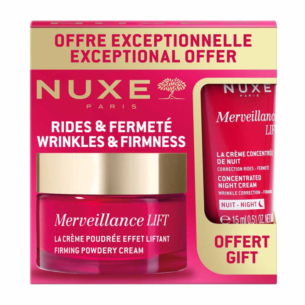 Nuxe Merveillance lift Wrinkle and firming set day and night
