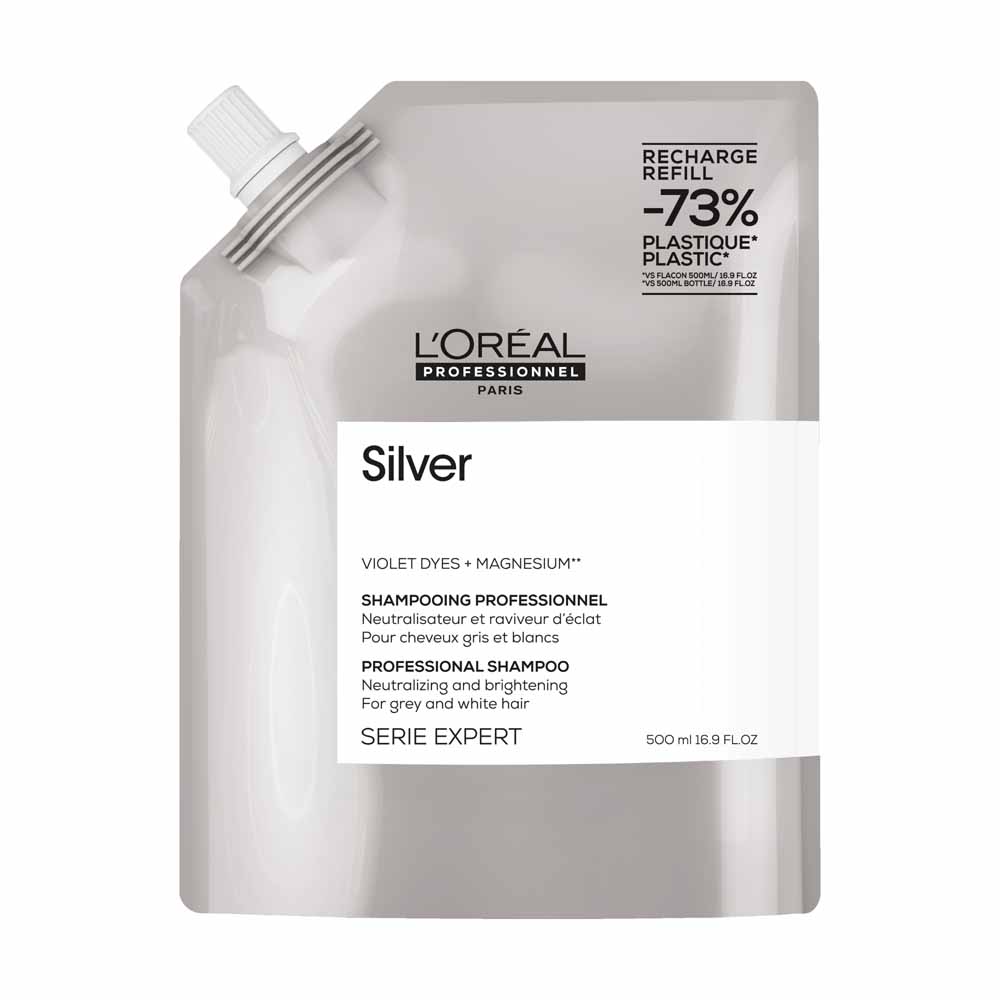 L'Oréal Professionnel Silver Refill Whitening shampoo for grey and white hair 500ml