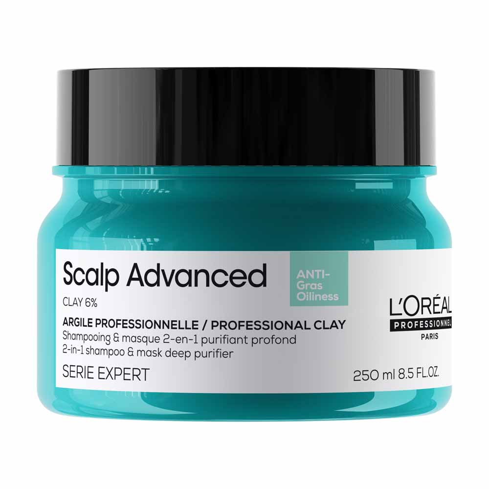 L'Oréal Professionnel Scalp Advanced Professional clay 2-in-1 shampoo and mask 250ml