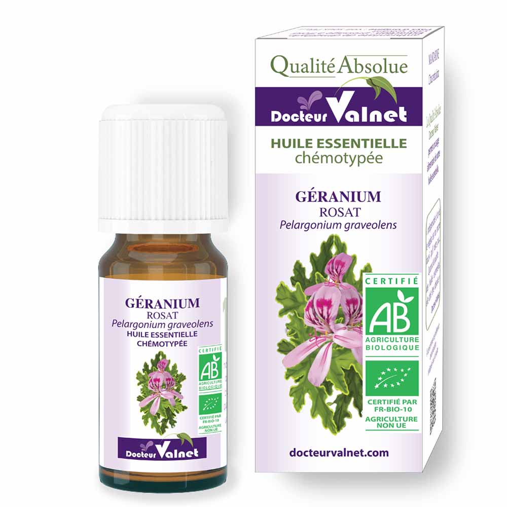 Dr. Valnet Dr Valnet Organic Geranium Rosat Essential Oil 10ml
