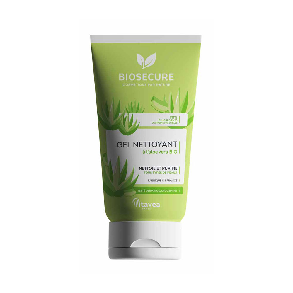 Bio Secure Aloe Vera cleansing foam tous types de peau 150 ml