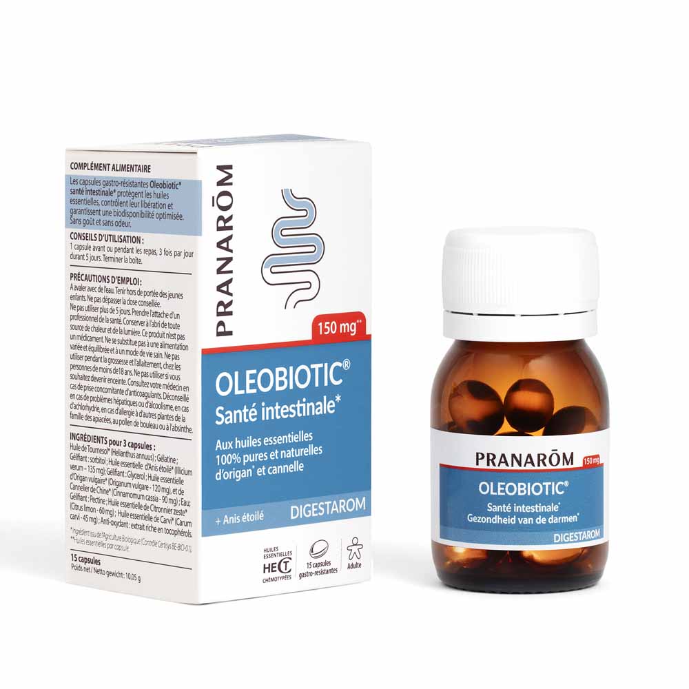Pranarôm Digestarom Oleobiotic Intestinal health 15 Caspules