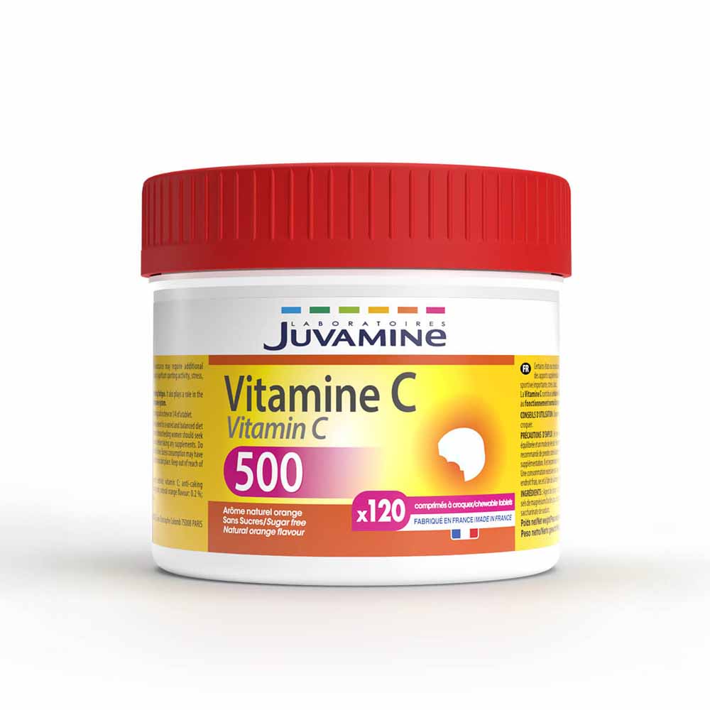 Juvamine Vitamin C Maxi Format A croquer 120 Chewable Tablets