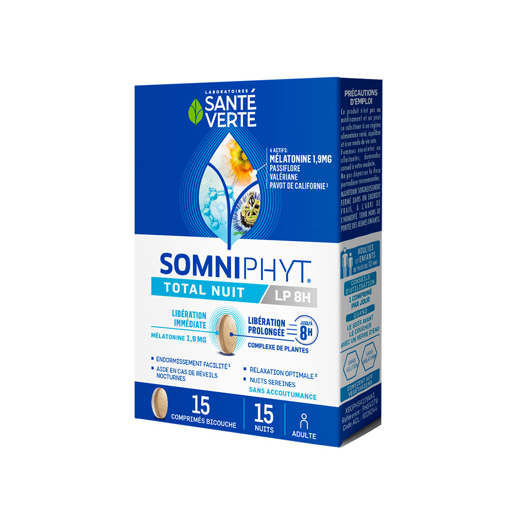 Sante Verte Somniphyt Total Night LP 1.9mg melatonin 1,9mg