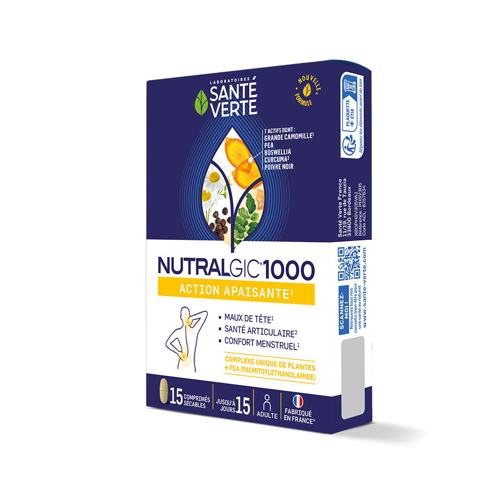 Sante Verte Nutralgic Soothing action 1000 mg formula 15 tablets