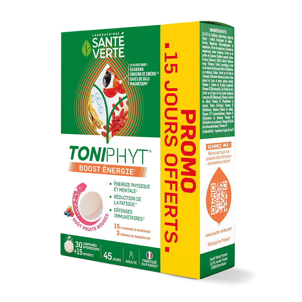 Sante Verte Toniphyt Red Berry Boost 30+15 Tablets