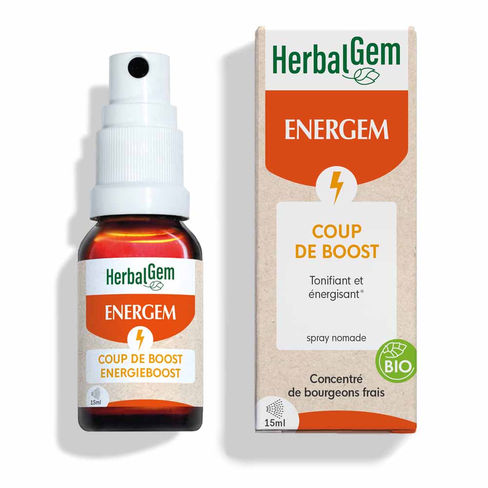 Herbalgem Gemmotherapy complexes Energem Coup De Boost Spray Bio 15ml