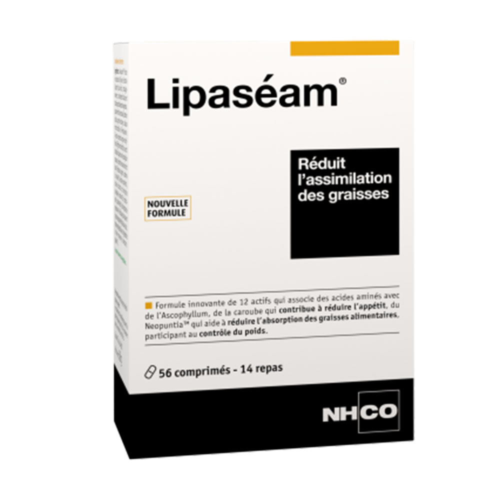 Nhco Nutrition Lipaséam reduces fat absorption 56 tablets