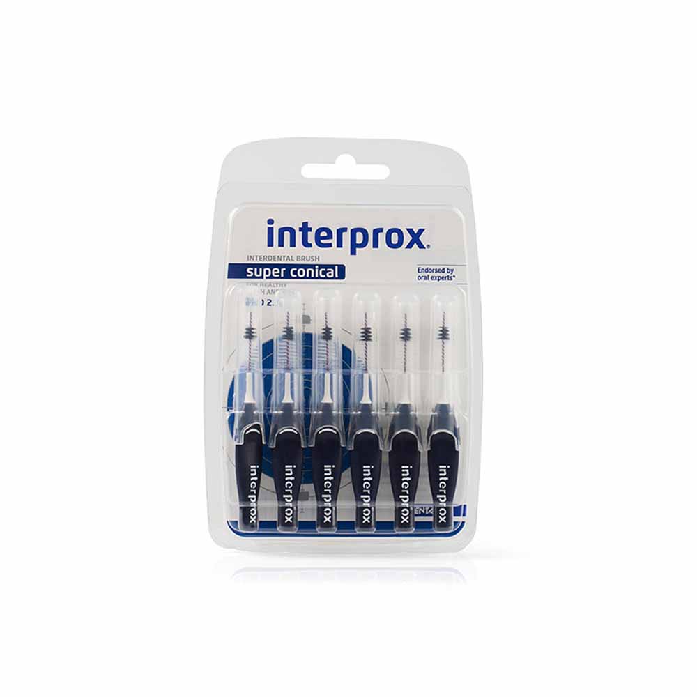 Interprox Super Conical Interdental brushes 2.0 mm 6 x