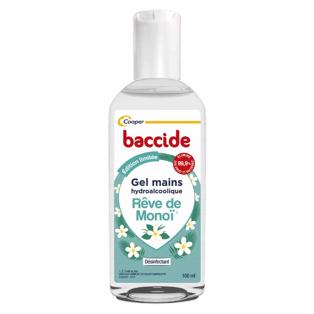 Baccide Hand Sanitising Gel Monoi sensitive skin 100 ml