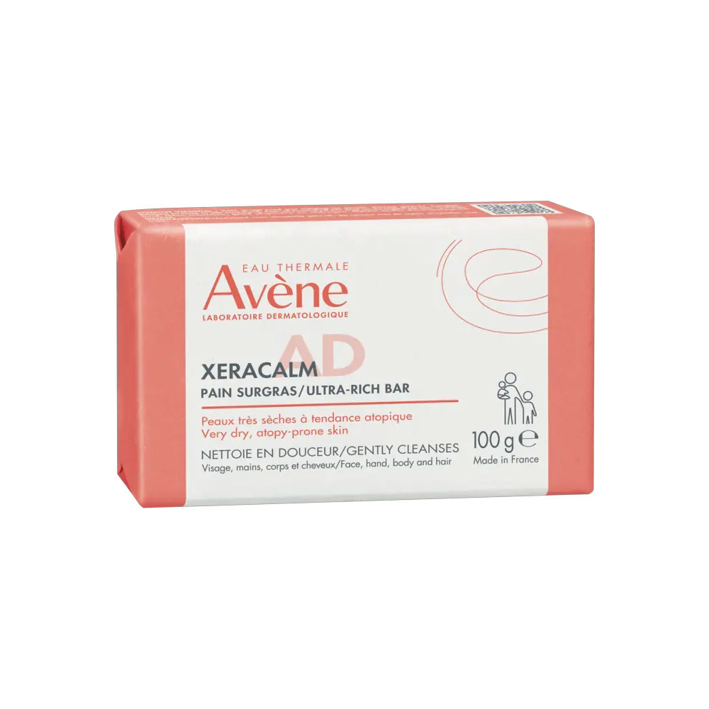 Avène Xeracalm A.D Cleansing Oil-Free Soap-Free Bar 100 g