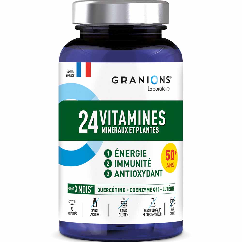 Granions 24 vitamins, minerals and plants 90 tablets