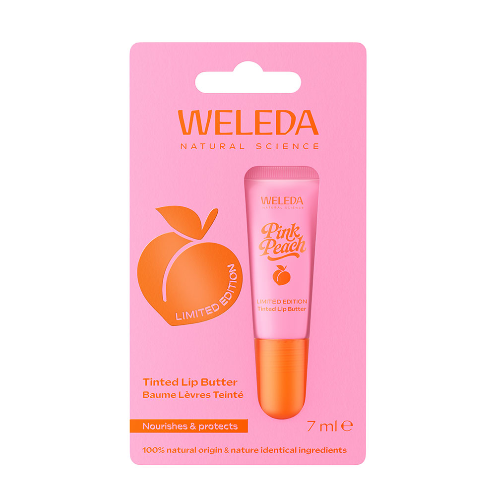 Weleda Pink Peach Tinted lip balm 7 ml