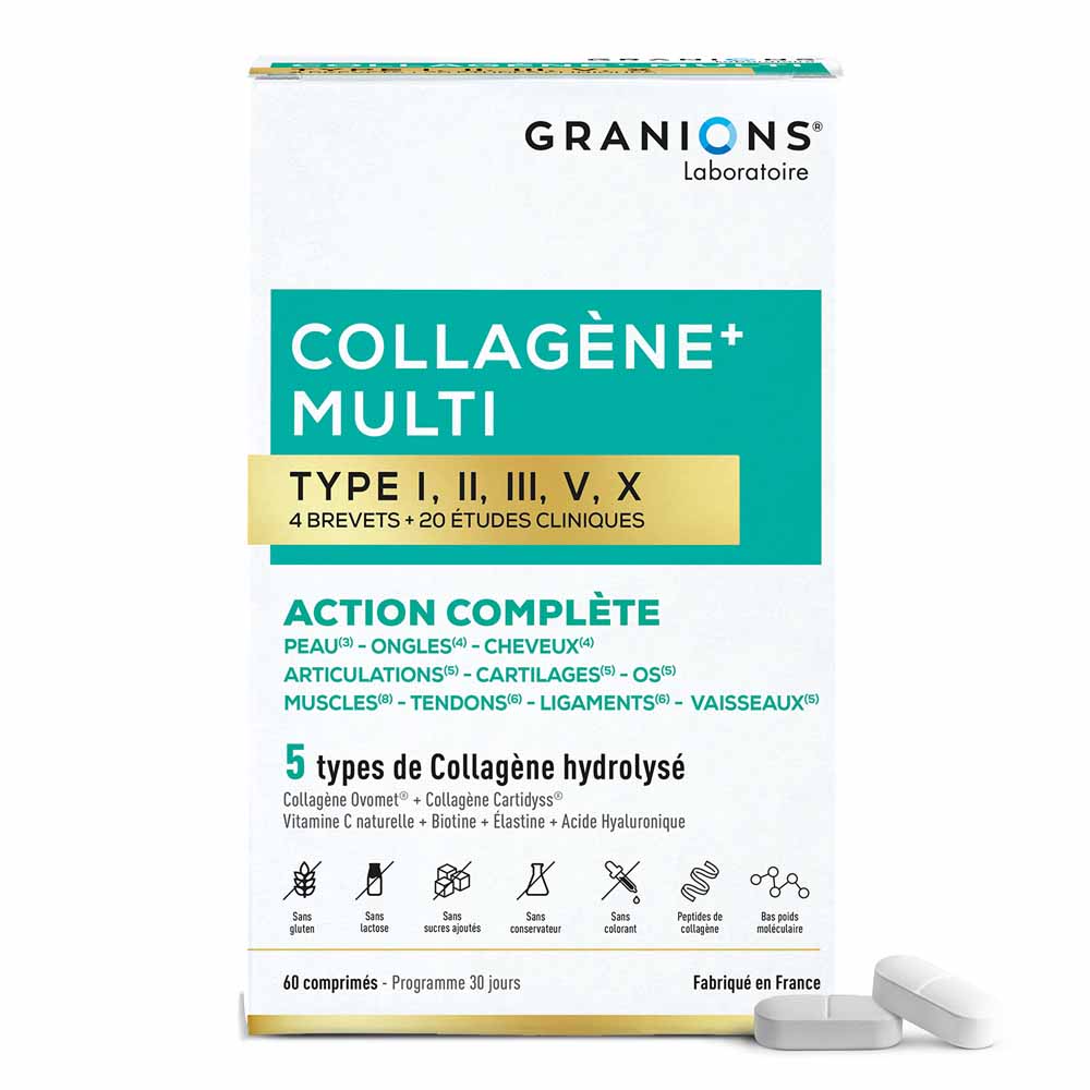 Granions Multi-type collagen I-II-III-V-X 60 tablets