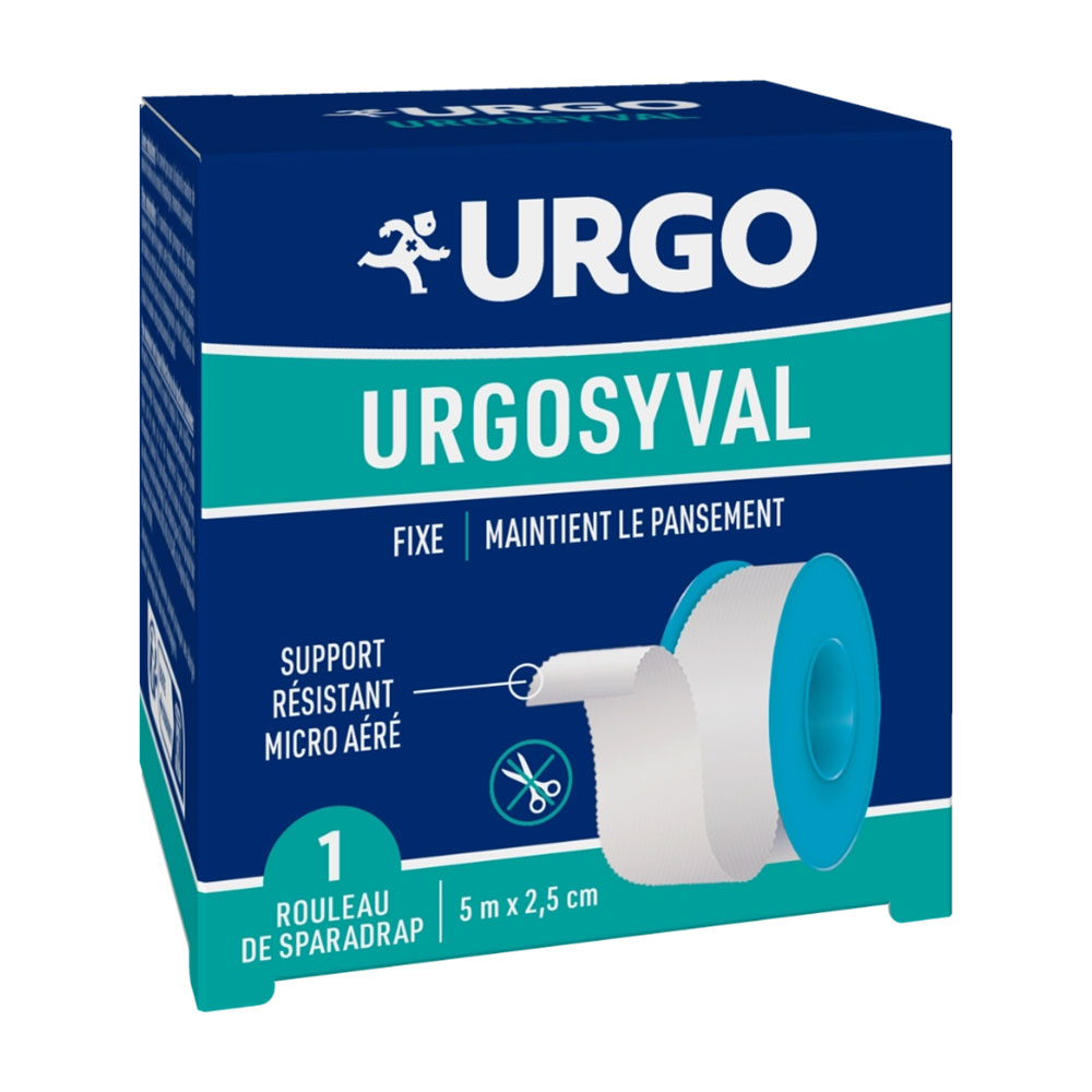Urgo UrgoSyval 5 m x 2.5 cm adhesive plaster roll white 1 x