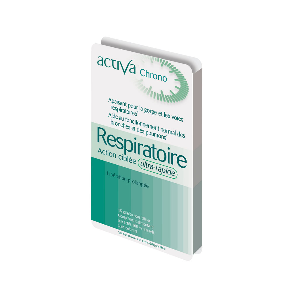Activa Chrono Targeted respiratory relief ultra fast 15 capsules