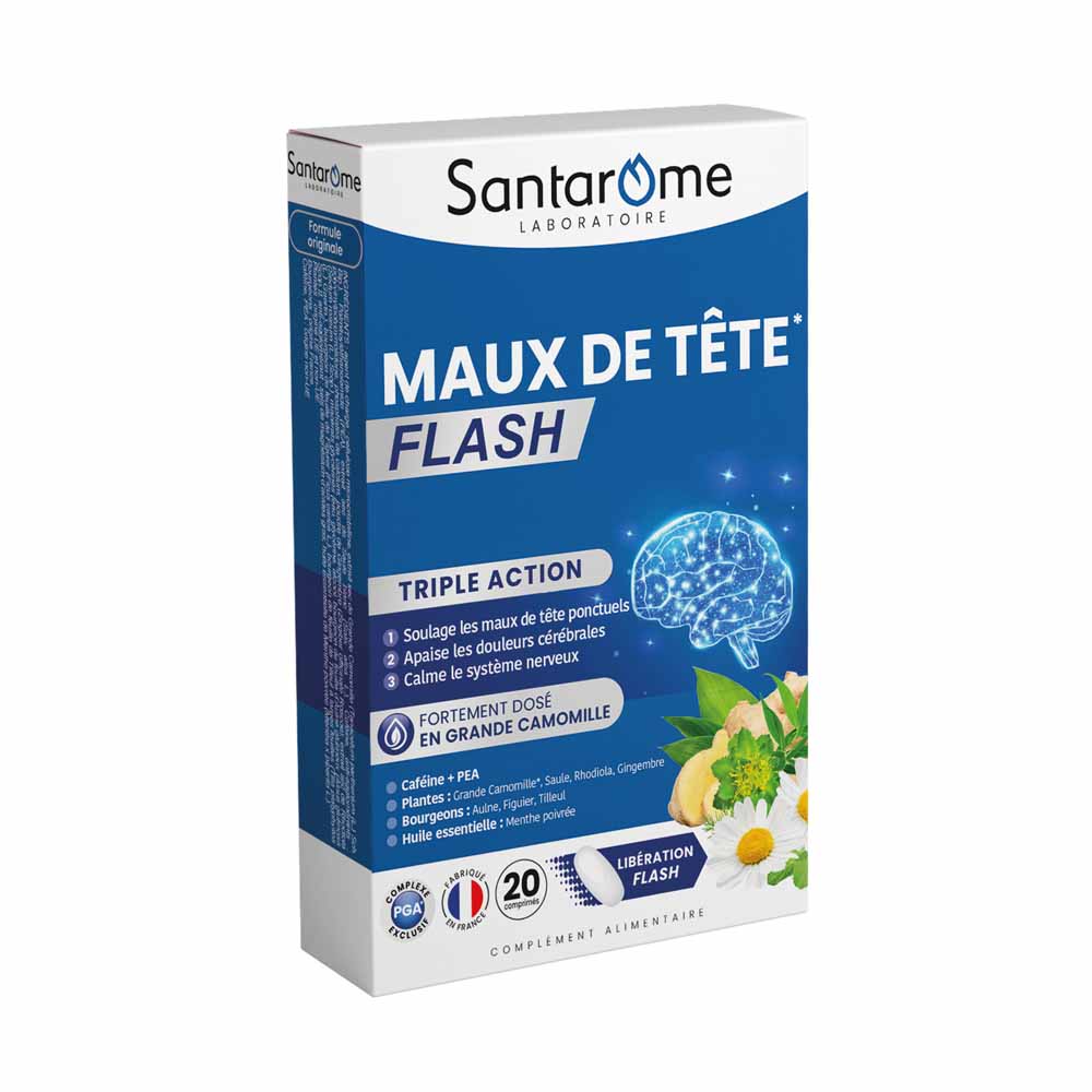 Santarome Flash headaches 20 tablets