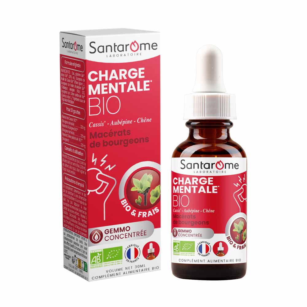 Santarome Gemmo Organic Mental Load Bud Macerate 30 ml