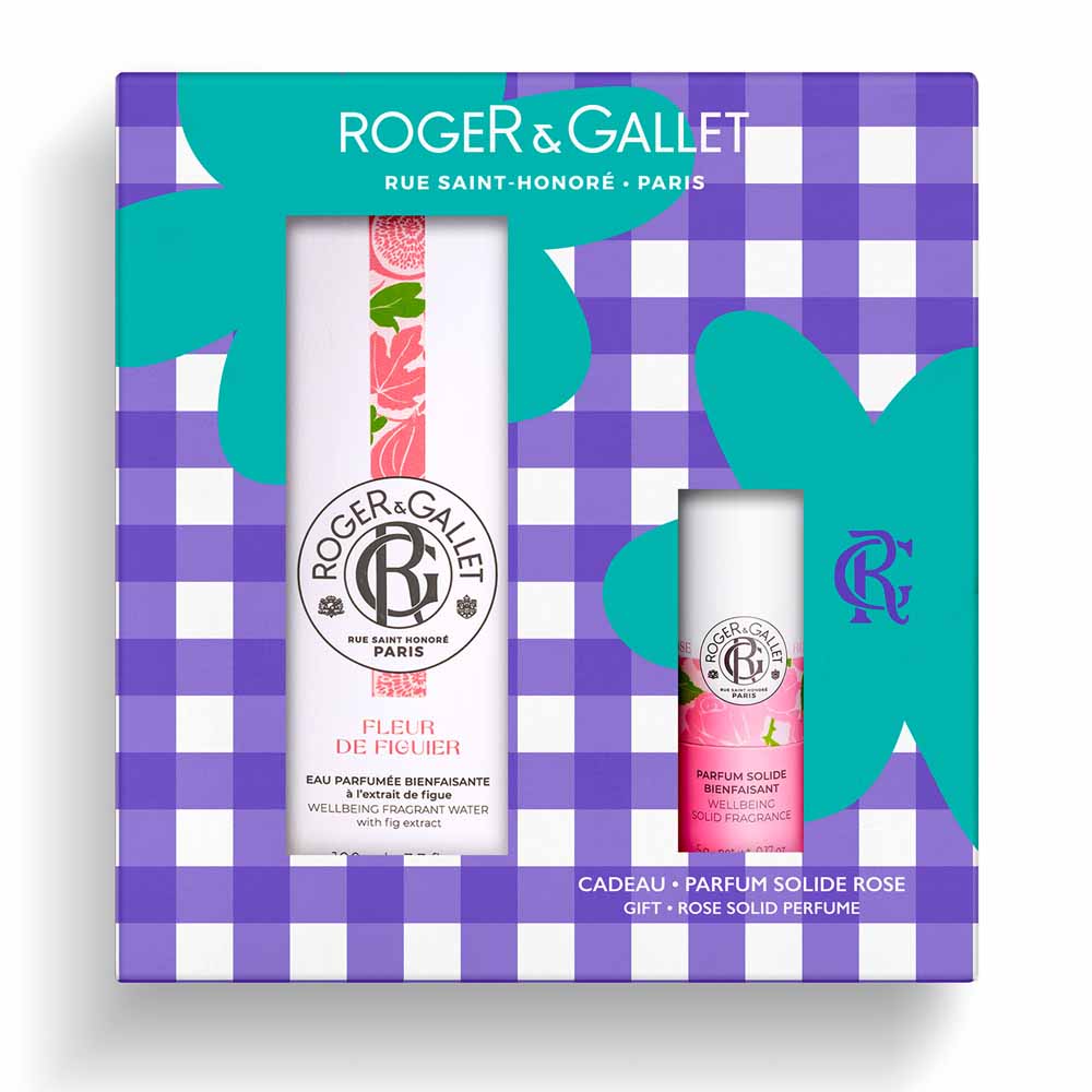 Roger & Gallet Gift set Fig Scented Water 100 ml + Solid Perfume 5 g