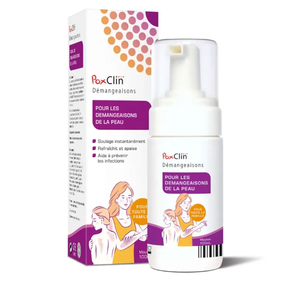 Poxclin Soothing Foam Itch Pump Bottle 100ml