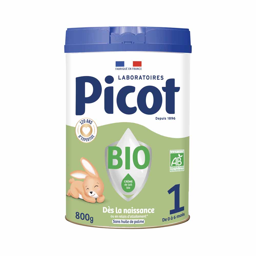 Picot Organic infant formula from birth 0-6 months 800 g