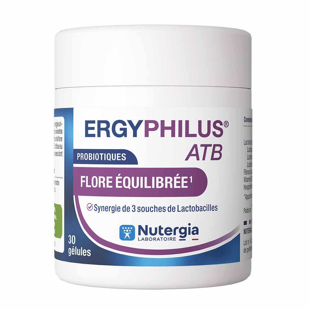 Nutergia Ergyphilus Microbiote ATB 30 capsules