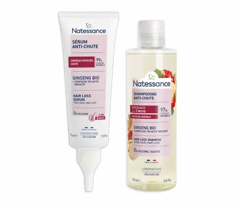 Natessance Anti-Hair Loss Shampoo + Serum Set 325 ml