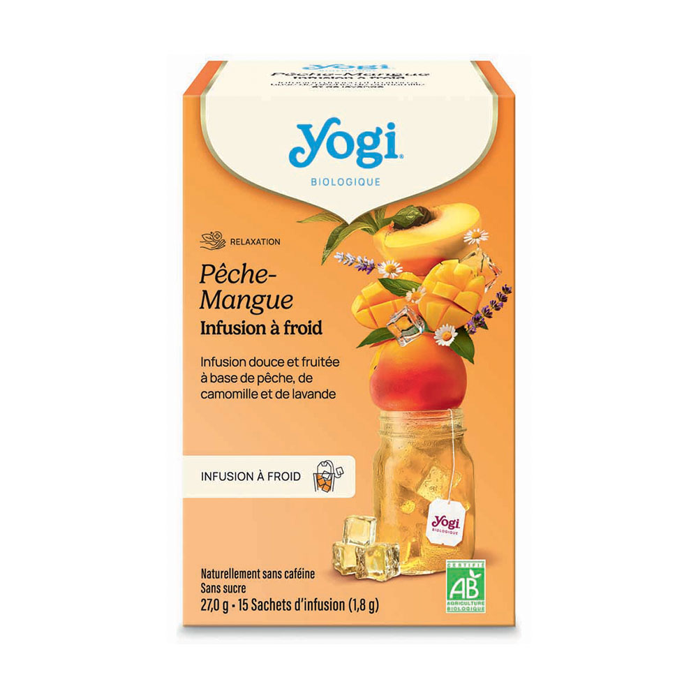 Yogi Tea Peach Mango Cold Infusions 15 sachets