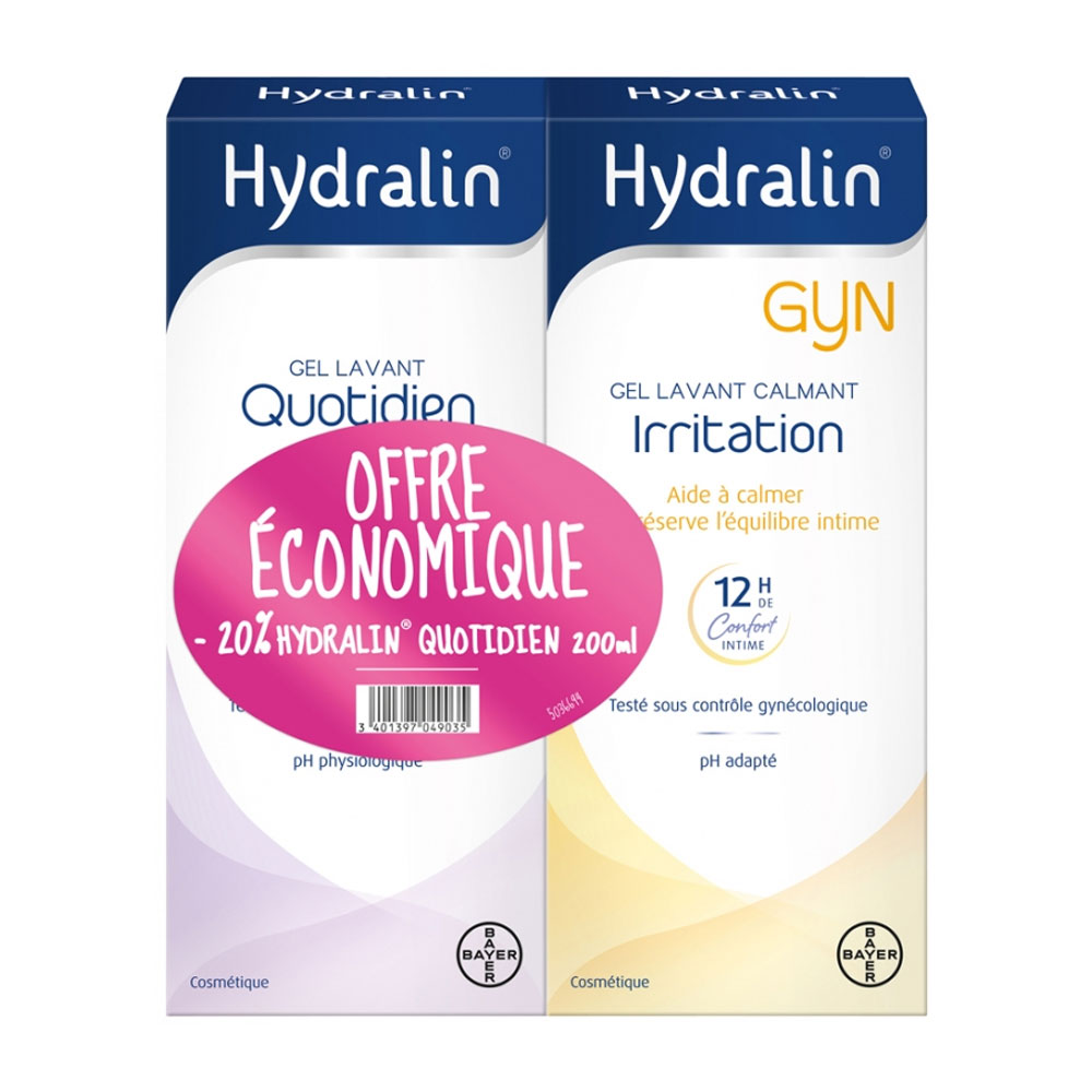 Hydralin Daily use Hydralin Quotidien + Hydralin Gyn Irritation 200ml