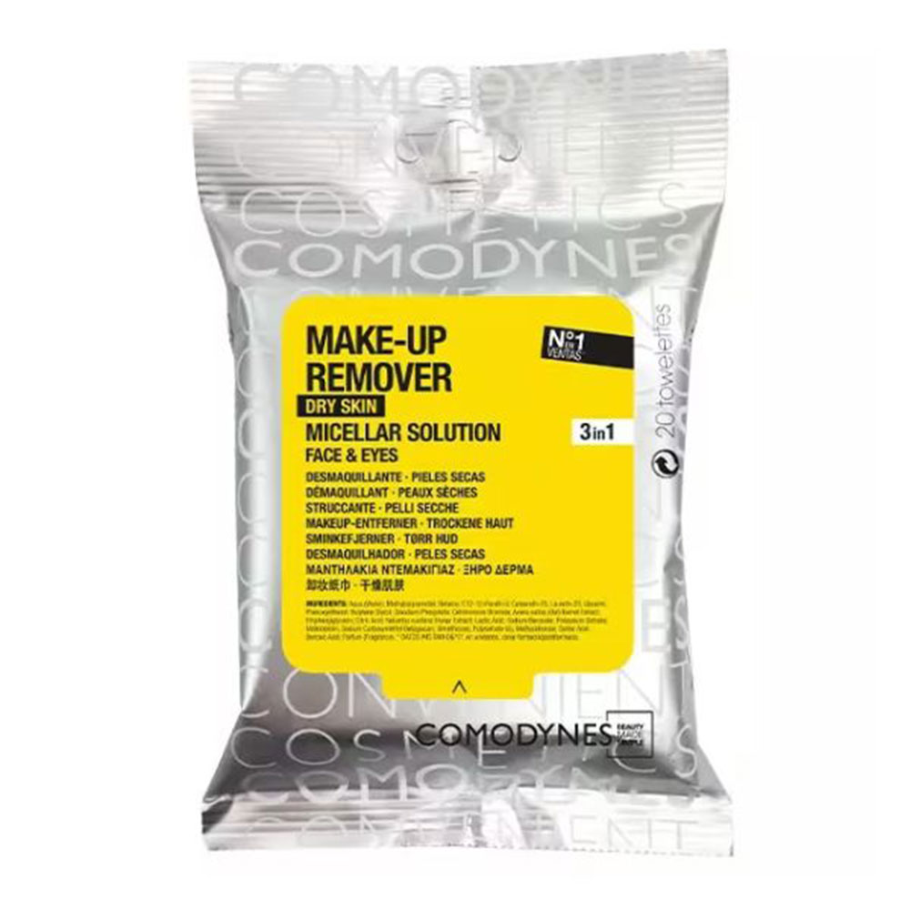 Comodynes Micellar cleansing wipes dry skin 20 units