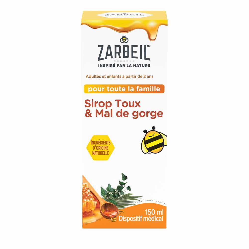 Zarbeil Cough and sore throat syrup with honey 150 ml