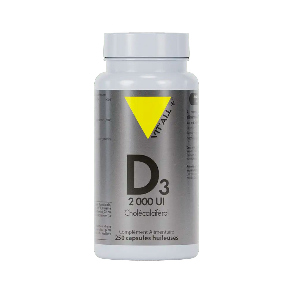 Vit'All+ Vitamin D3 2000 UI 250 capsules