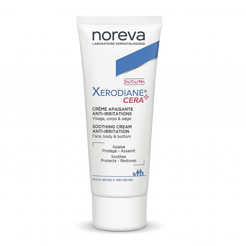 Noreva Xerodiane Cera+ Soothing anti-irritation Cu/Zn cream 40 ml