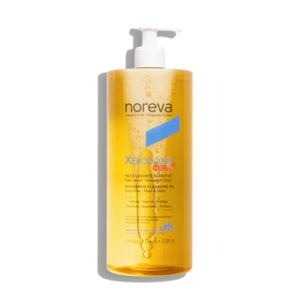 Noreva Xerodiane Cera+ Nourishing Cleansing Oil face and body for very dry skin 1 l