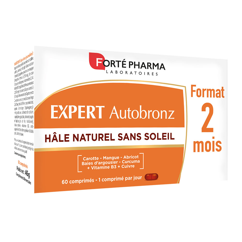 Forté Pharma Expert AutoBronz Natural sunless tan 60 tablets