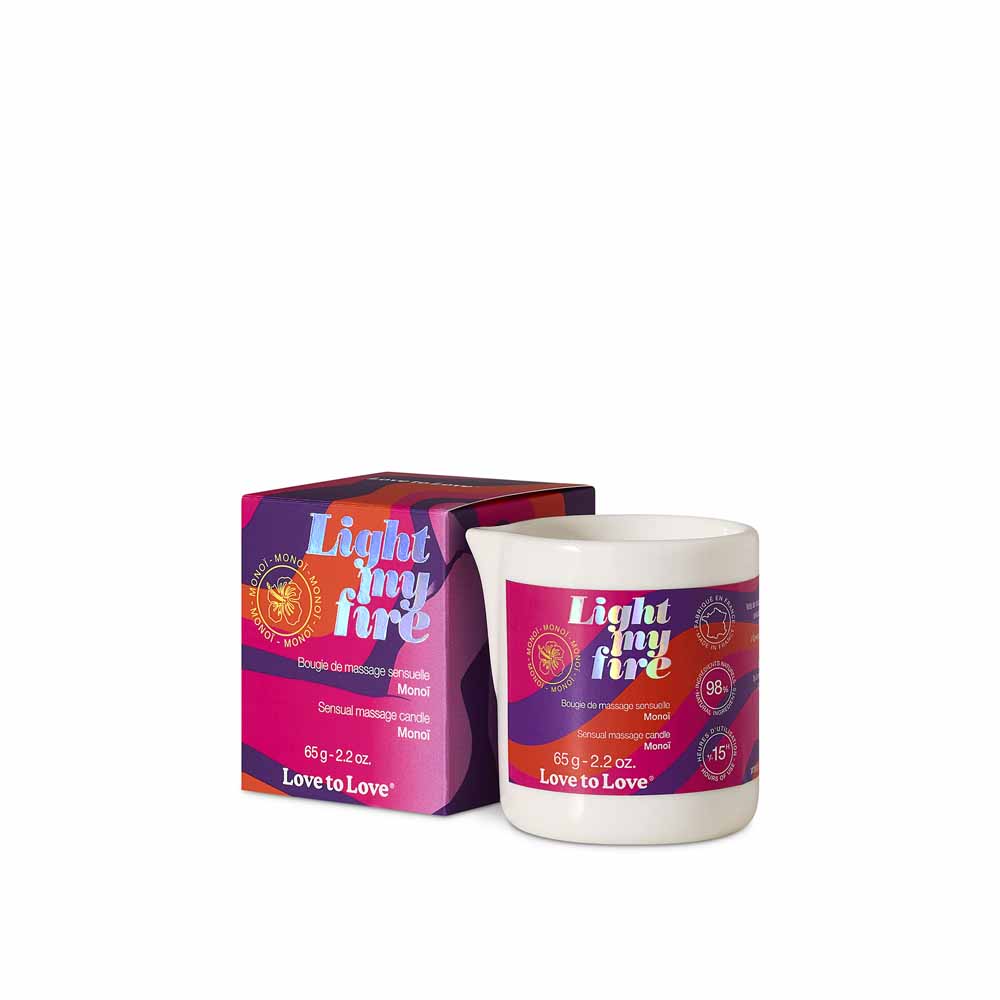 Love To Love Light My Fire massage candle