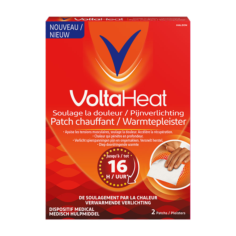 Haleon VoltaHeat Heating patches relieves pain 2 patchs