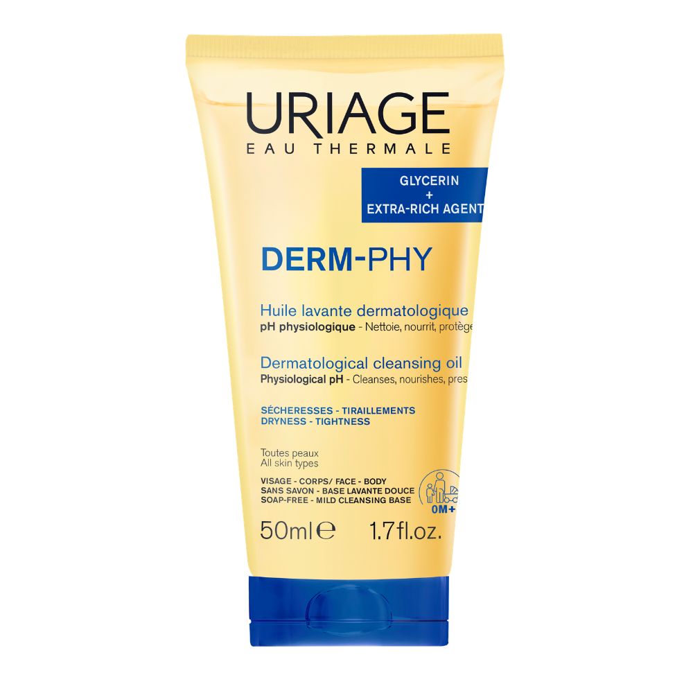 Uriage Derm-Phy Dermatological Cleansing Oil face and body 50 ml