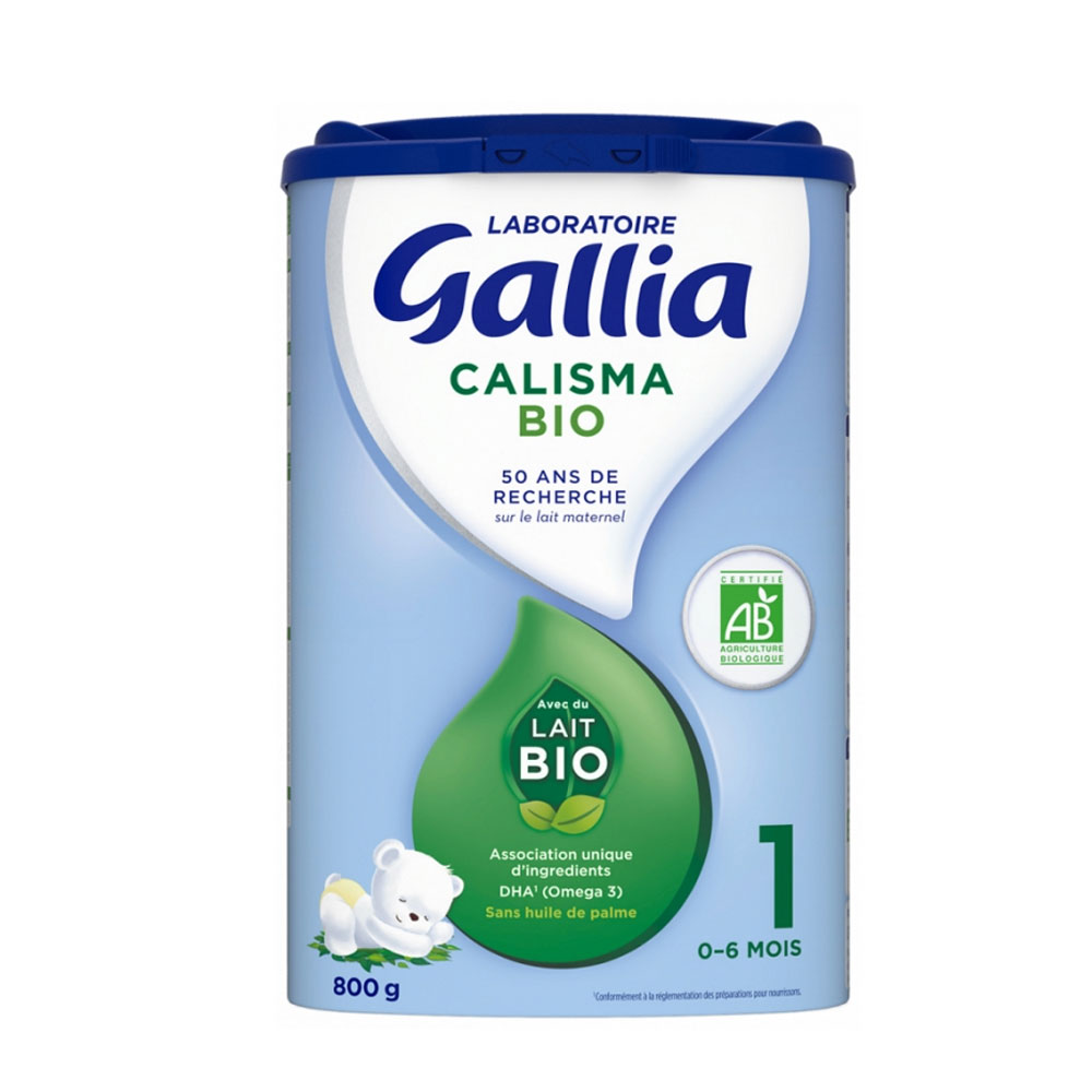 Gallia Calisma Organic infant formula from birth to 6 months 800 g