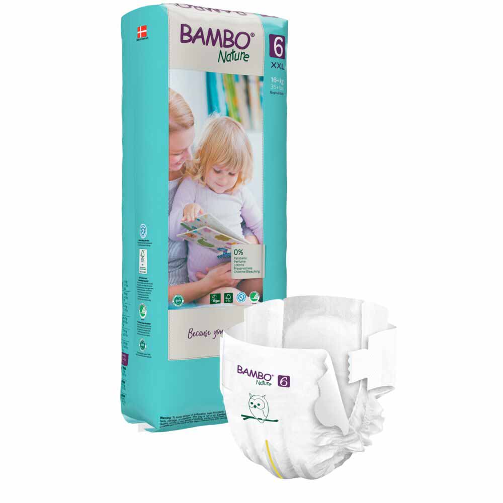 Bambo Nature XXL Nappies Size 6 16kg and over x40